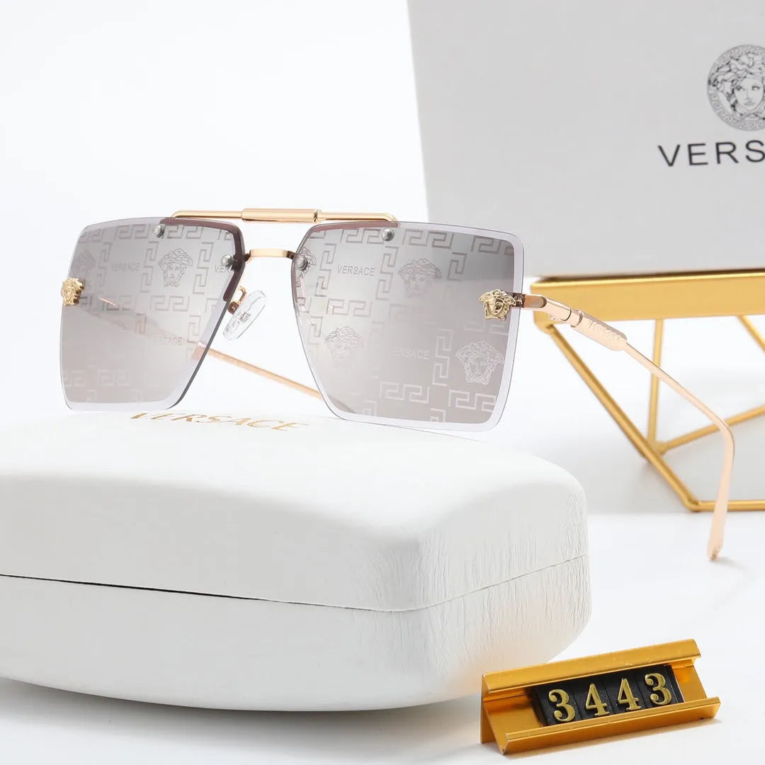 Frameless Double Bridge Polarized Sunglasses O946684