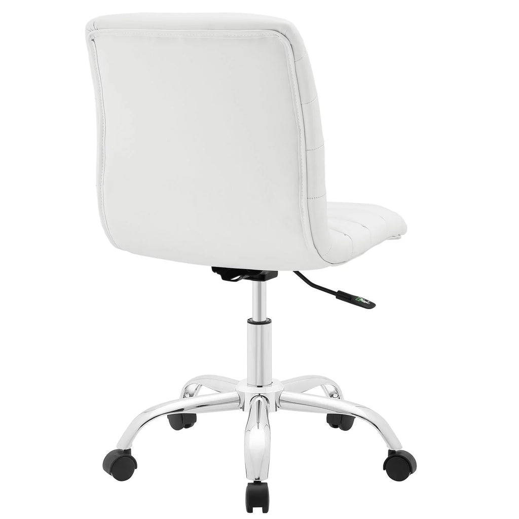 White Faux Leather Office Chair E326608