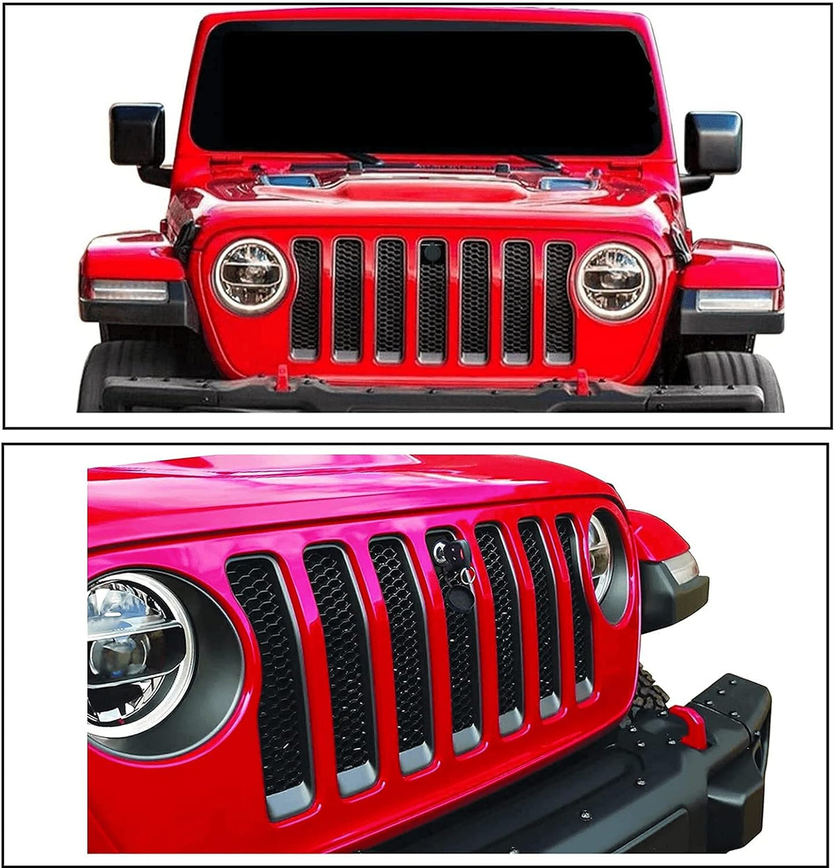 Anti-Theft Hood Lock for Jeep Wrangler JL, Pack of 2 T3006