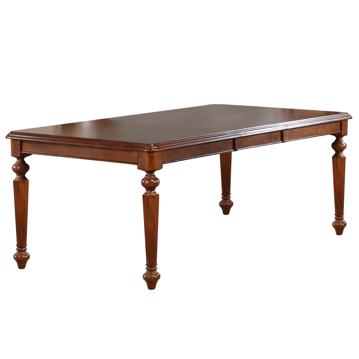 Brown Wood 8PC Extendable Dining Table Set N685