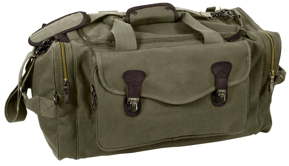 Coyote Brown Canvas Long Weekend Bag T52196