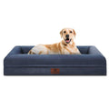 Waterproof Washable Dog Bed with Removable Cover and Bolster U6744