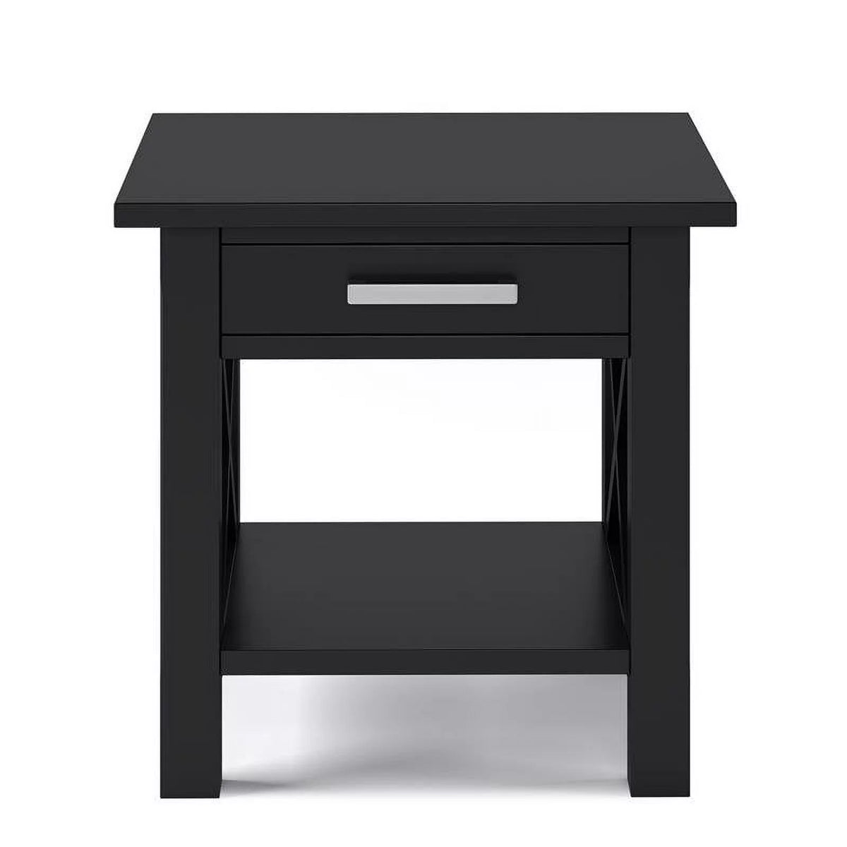 Solid Wood End Table with Storage G117915