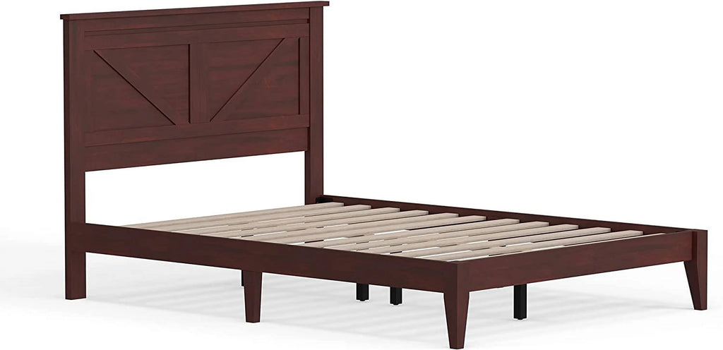 Solid Wood Platform Bed Full M673