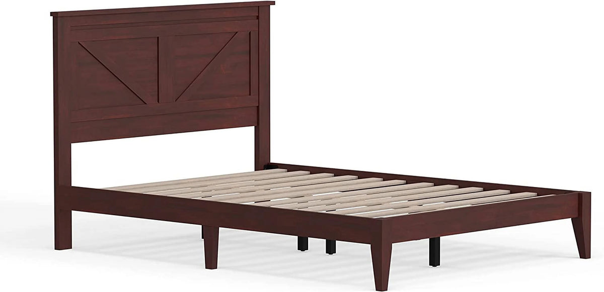 Solid Wood Platform Bed Full M673