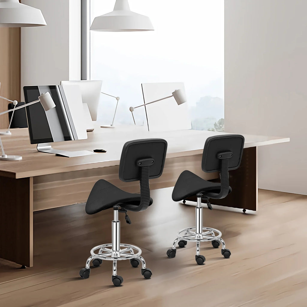 Adjustable Rolling Saddle Stool I825