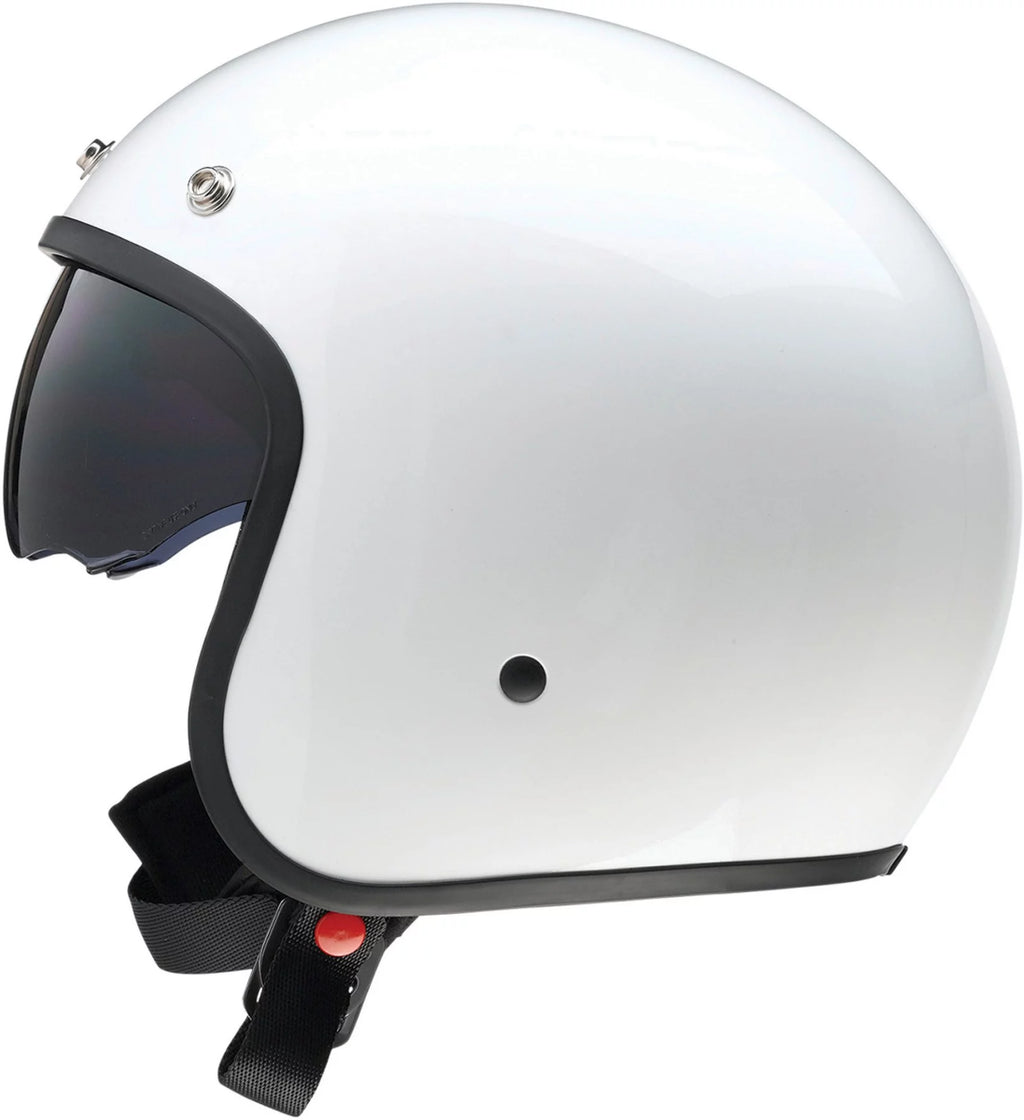 Open Face Motorcycle Helmet White XL I843298