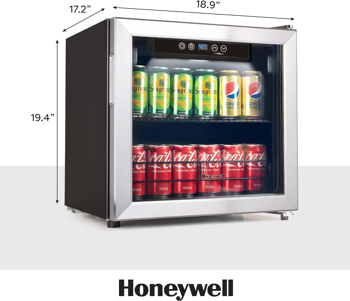 48 Can Mini Fridge with Glass Door K42643