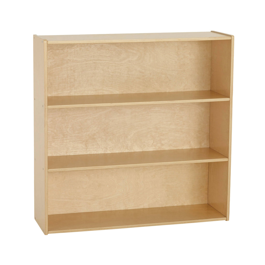 Birch 3-Shelf Storage Cabinet with Back 36in H L234