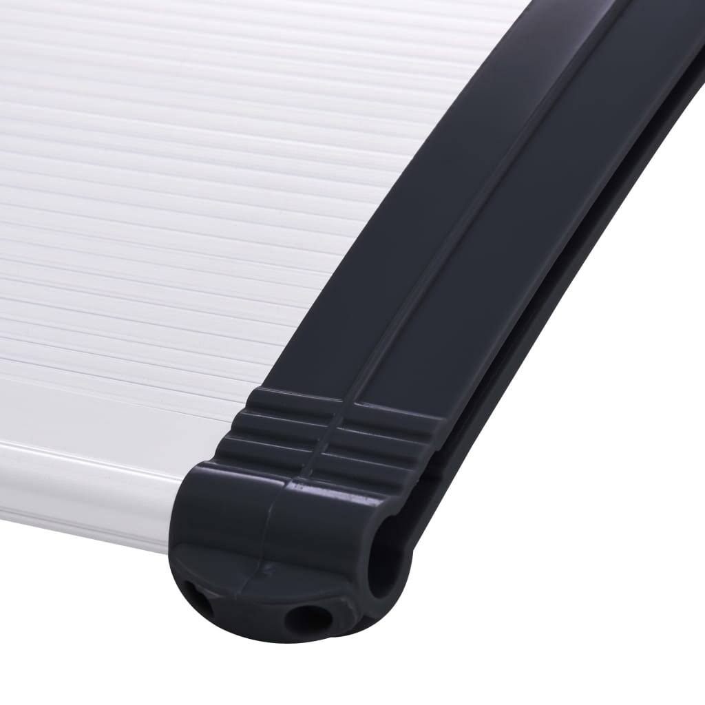 Black Transparent Door Canopy 59x22x31.5x22 PC J95738