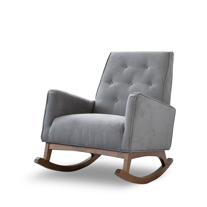 Light Gray Rocking Chair W761567