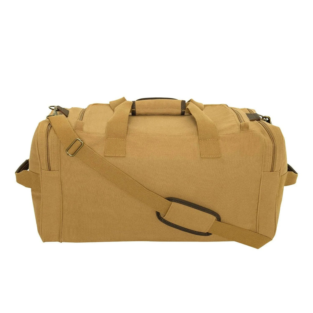 Coyote Brown Canvas Long Weekend Bag T52196