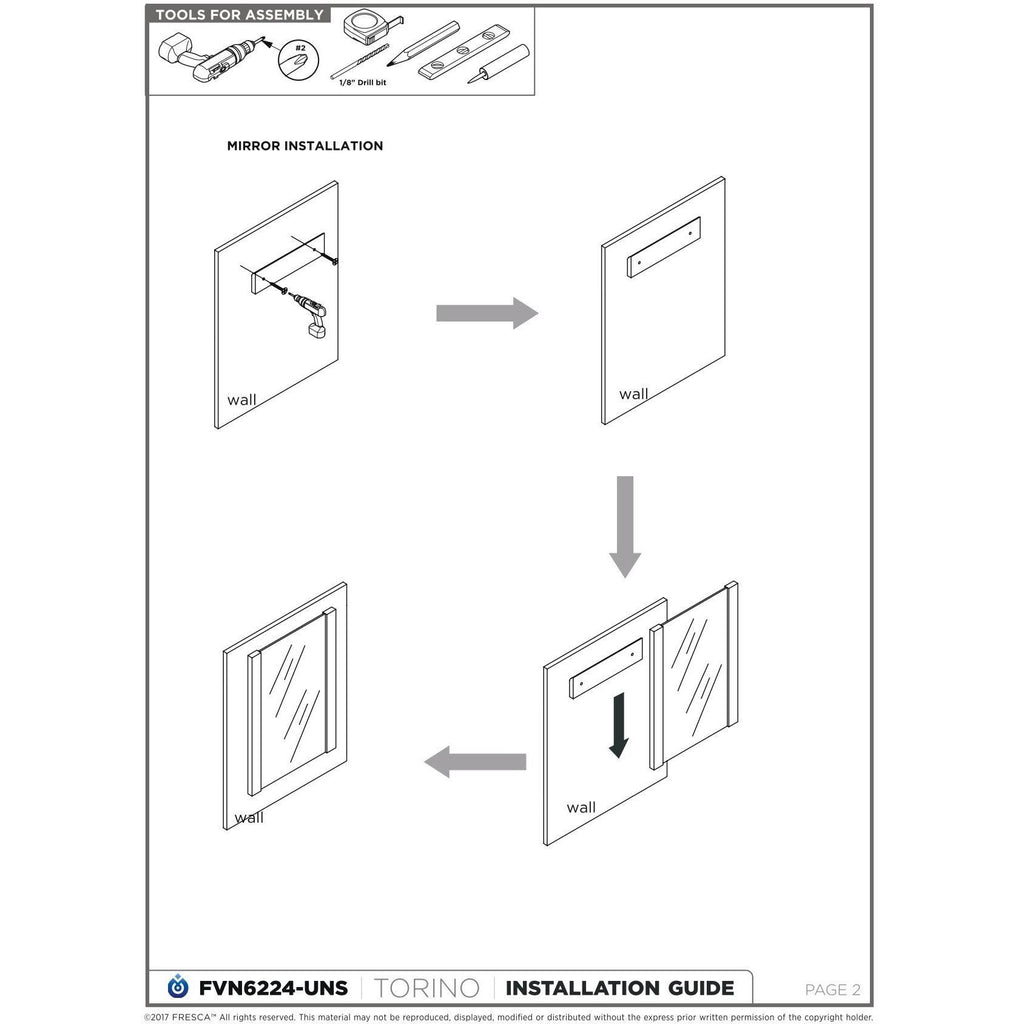 Espresso Modern Bathroom Cabinet N527