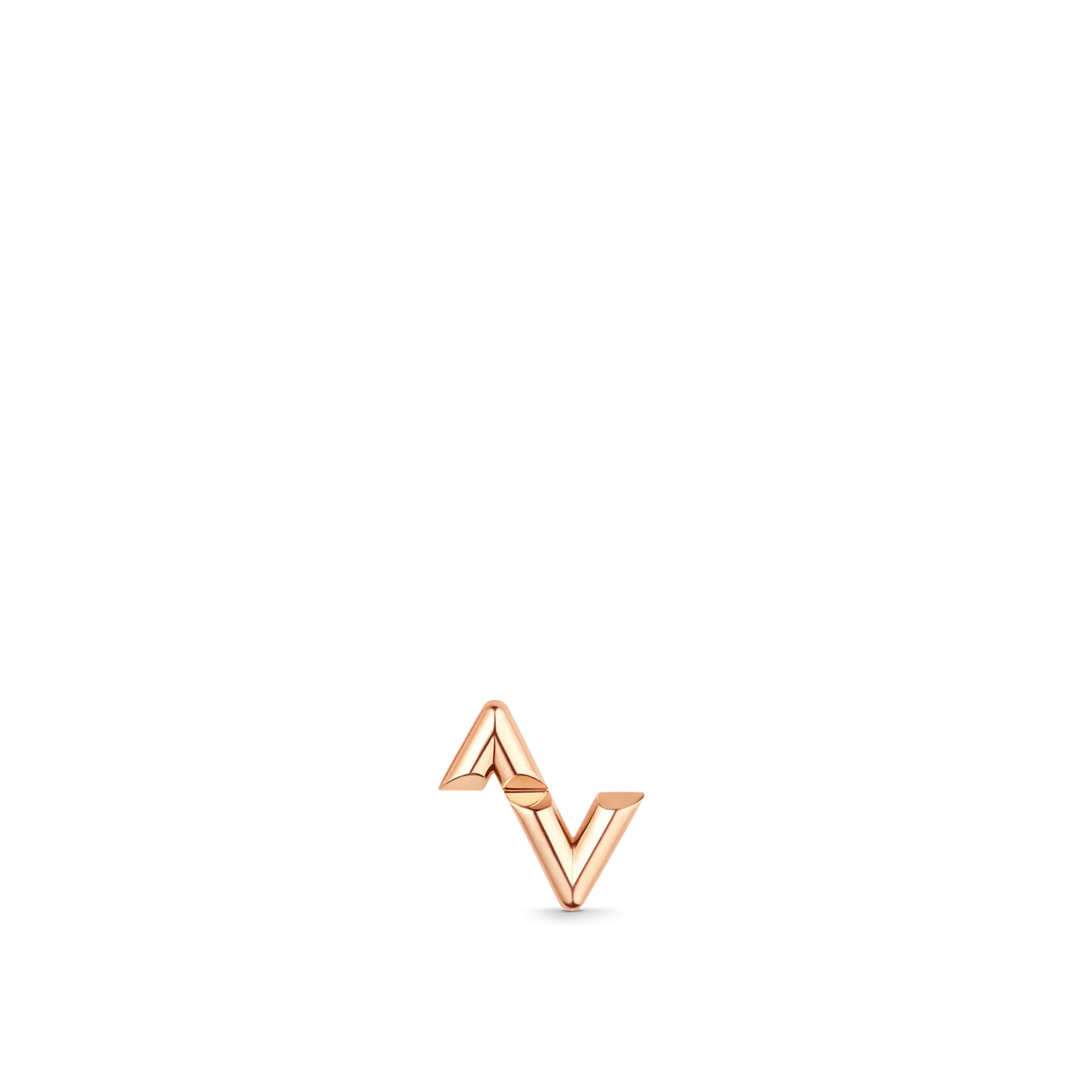 Rose Gold Single Stud Earrings Z23801