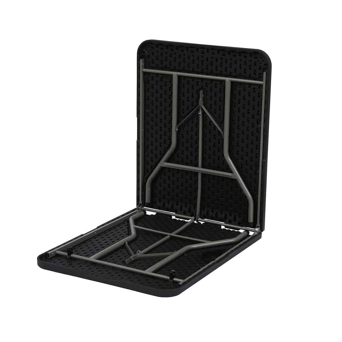 6ft Folding Table Black Z574545