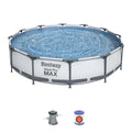 12-Foot by 30-inch Round Frame Swimming Pool Set U495