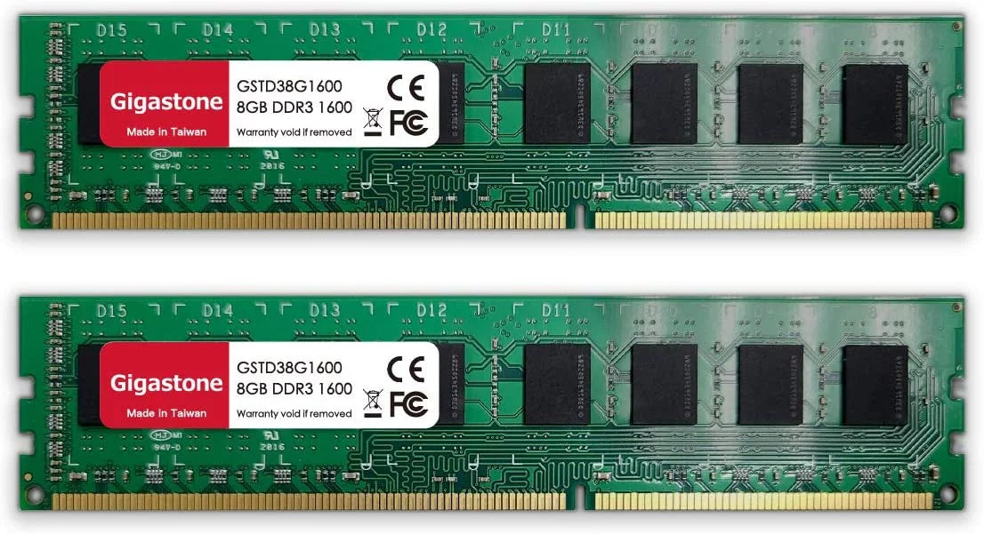 16GB (2x8GB) DDR3 ECC UDIMM 1600MHz Memory Module I6729