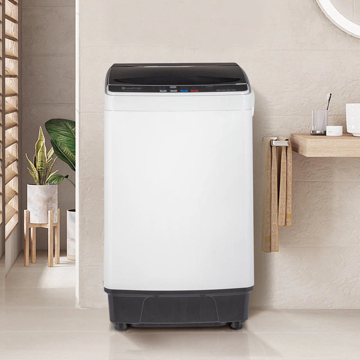 Full-Automatic Top Load Portable Compact Washing Machine 17.6 Lbs Capacity T43723