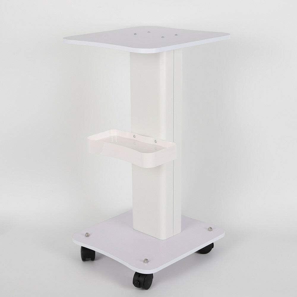White Rolling Cart with Wheels, Pack of 2 N2782