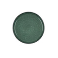 Stoneware Plate 21 cm Black Green N140997