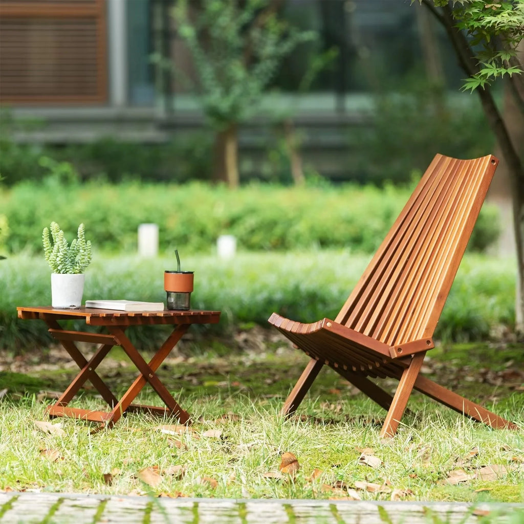 Solid Wood Folding Table A2667