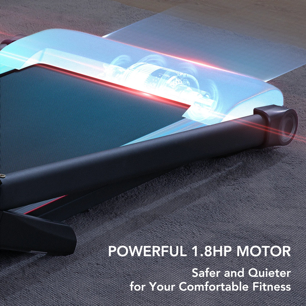 Folding Bluetooth Treadmill with Voice Control N8556