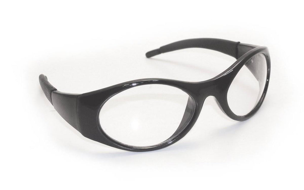 Black Frames Clear Lens Safety Glasses I712600